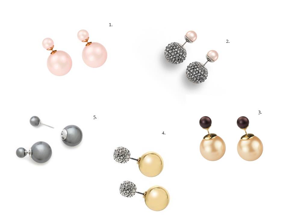 double pearl earrings dior